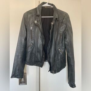 Free People Leather Moto Jacket